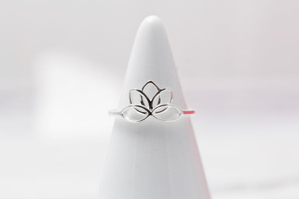 Lotus ring sterling on sale silver