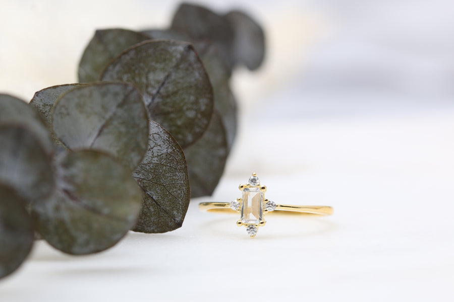 Baguette CZ Ring