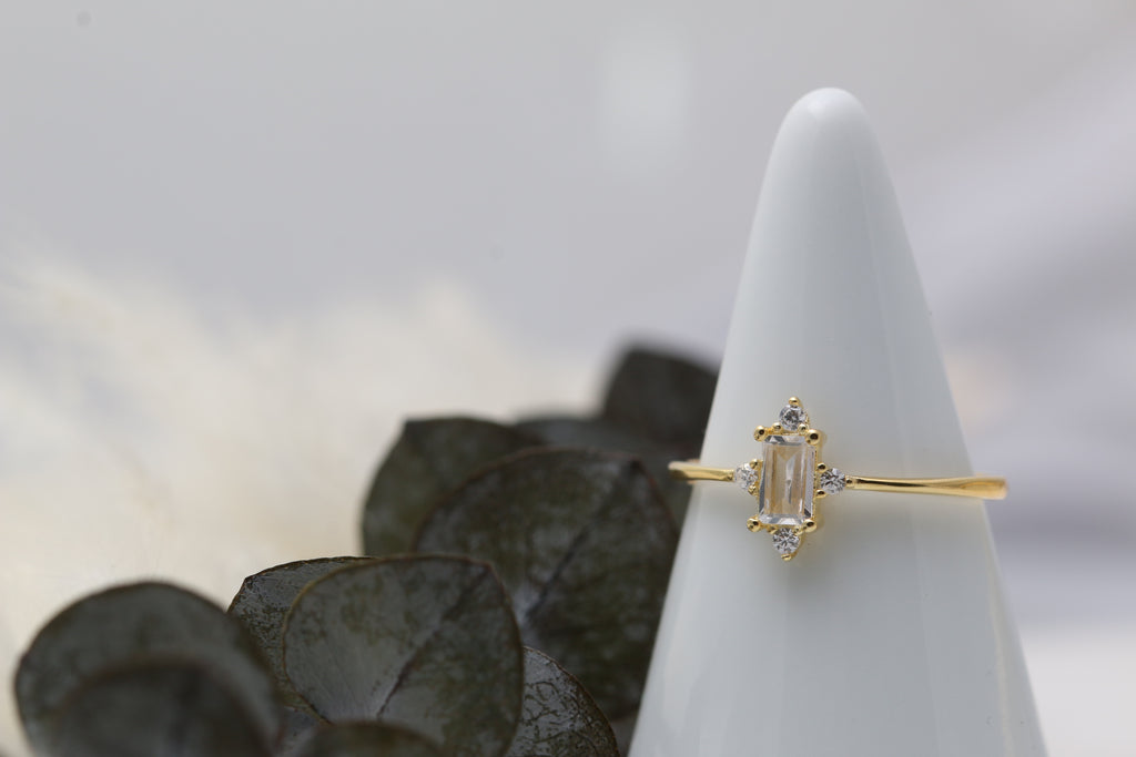 Baguette CZ Ring