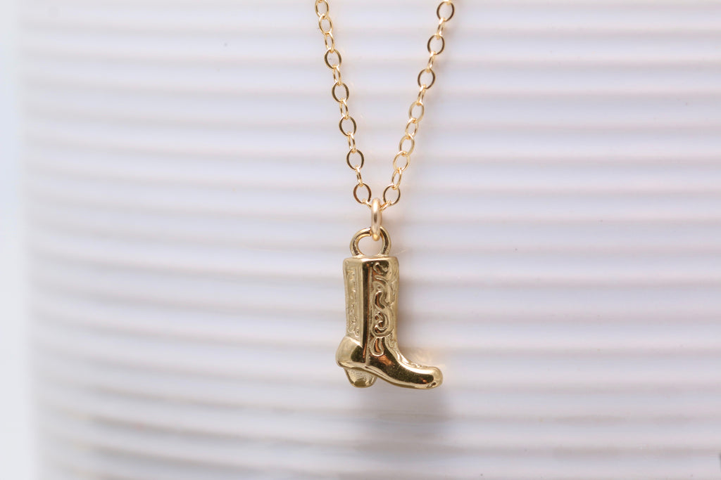 Cowboy Boot Necklace