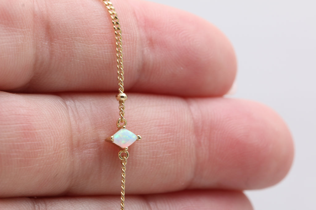 Diamond Opal Bracelet