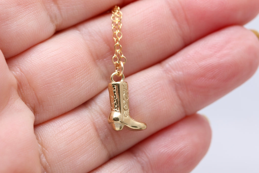 Cowboy Boot Necklace