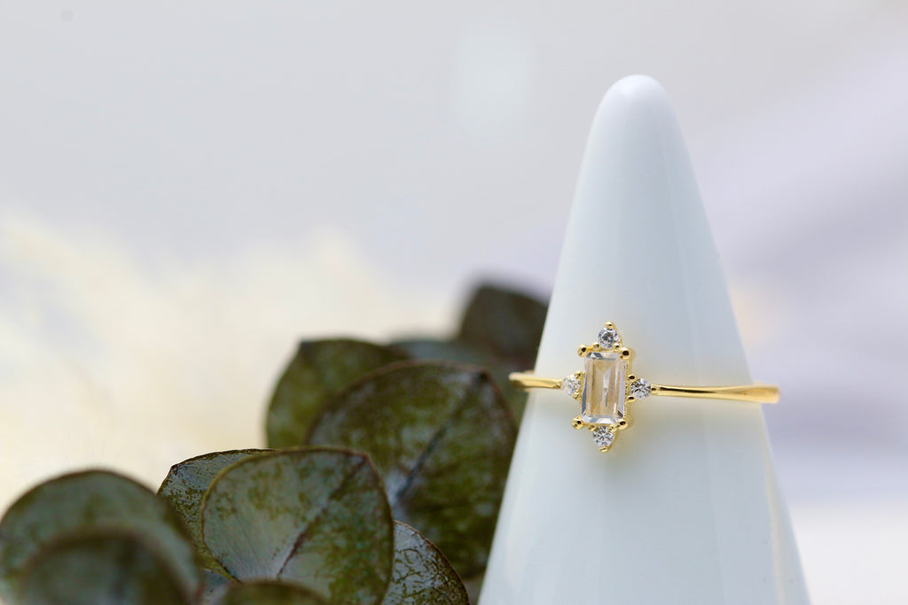 Baguette CZ Ring